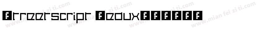 Streetscript Redux字体转换